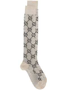 Gucci длинные носки с узором GG