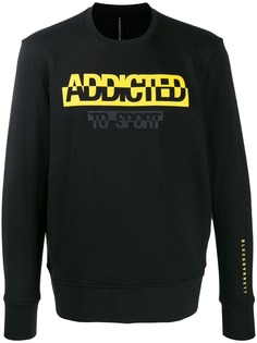 Blackbarrett slogan print sweatshirt