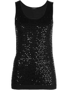 Natori sequin-embellished tank top