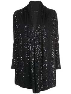 Natori loose-fit sequin-embellished cardigan
