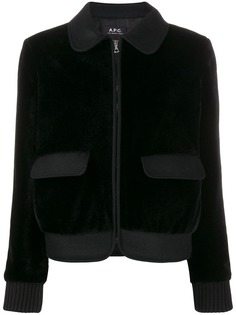 A.P.C. wool bomber jacket