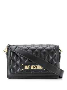 Love Moschino стеганая сумка на плечо с логотипом