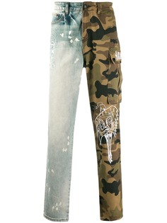 Haculla split camo jeans