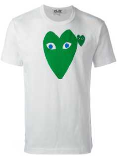 Comme Des Garçons Play футболка с принтом-логотипом