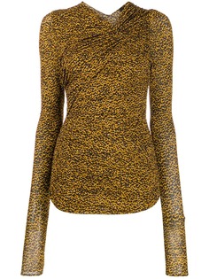 Isabel Marant ruched shoulder top