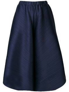 Pleats Please By Issey Miyake широкие брюки со складками