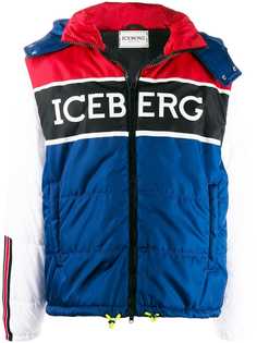Iceberg colour-block logo jacket