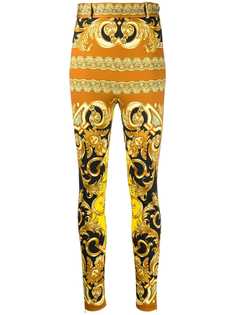 Versace high waist baroque trousers