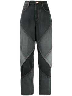 Isabel Marant Étoile faded patchwork jeans
