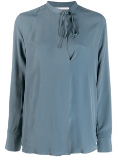 Incotex neck-tied blouse