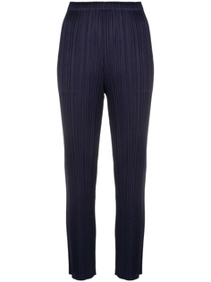 Pleats Please By Issey Miyake зауженные брюки со складками