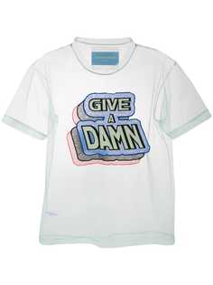 Viktor & Rolf полупрозрачная футболка Give a Damn