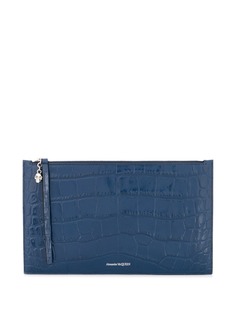 Alexander McQueen skull charm clutch bag