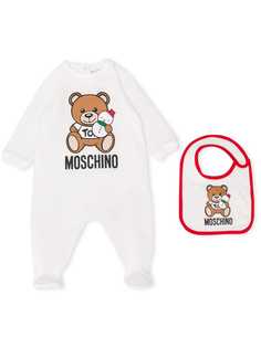 Moschino Kids snowman teddy bear pajamas
