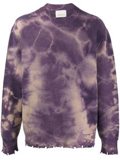 Laneus faded distressed jumper