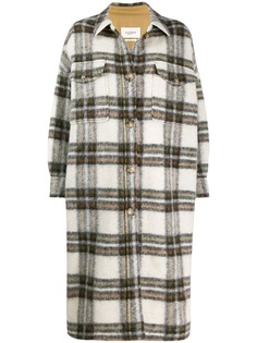 Isabel Marant Étoile plaid flannel coat
