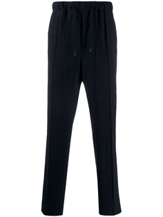 Fendi straight-leg drawstring trousers