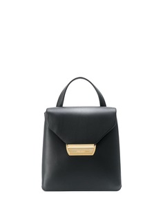 Prada мини-рюкзак с металлическим логотипом