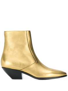 Saint Laurent West 45 metallic boots