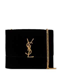 Saint Laurent бархатная мини-сумка на плечо Vicky