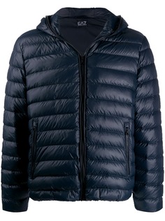 Ea7 Emporio Armani пуховик с капюшоном