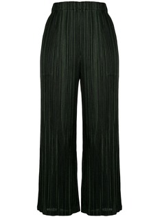 Pleats Please By Issey Miyake укороченные брюки в тонкую полоску