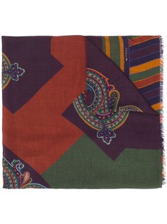 Etro шарф с принтом пейсли