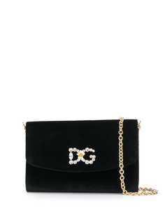 Dolce & Gabbana сумка через плечо с декорированным логотипом