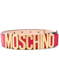 Moschino ремень с логотипом на пряжке