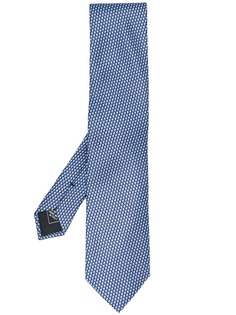 Brioni галстук с геометричным узором