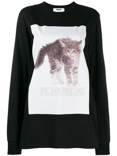MSGM толстовка с принтом