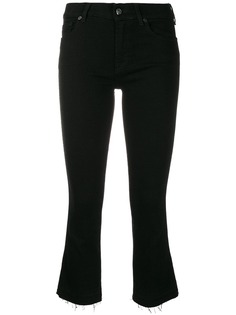 7 For All Mankind укороченные расклешенные джинсы