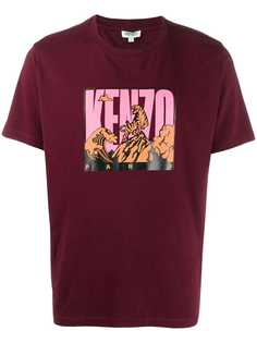 Kenzo футболка с логотипом Tiger Mountain