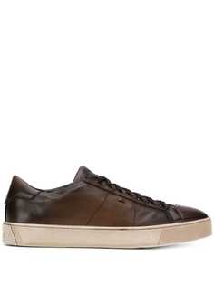 Santoni кеды на шнуровке