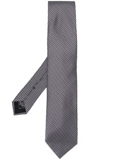 Brioni галстук с геометричным узором