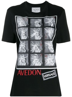 Versace футболка Avedon с фотопринтом