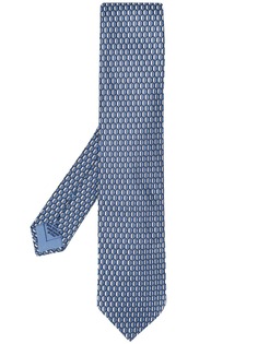 Brioni галстук с геометричным узором