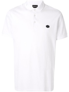 Emporio Armani рубашка-поло с нашивкой