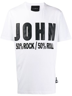 John Richmond футболка с аппликацией