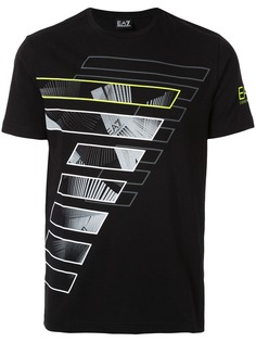 Ea7 Emporio Armani футболка с графичным принтом