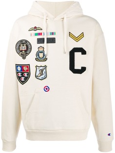Champion худи с нашивками из коллаборации с Clothsurgeon