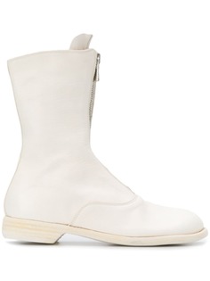 Guidi zip front ankle boots