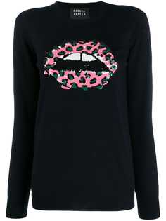 Markus Lupfer sequin mouth jumper