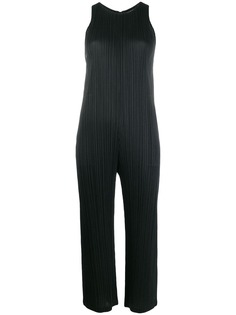 Pleats Please By Issey Miyake sleeveless cropped jumpsuit