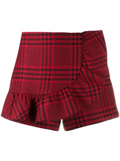 Red Valentino houndstooth check shorts