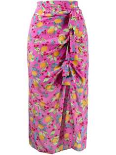 Saloni printed Kelly midi dress