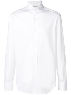 Brunello Cucinelli рубашка с косым воротником