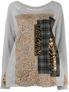 Antonio Marras patchwork sweatshirt