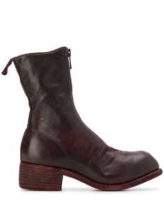 Guidi zip front ankle boots