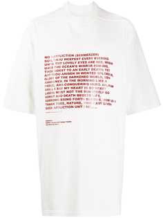 Rick Owens DRKSHDW Deeper than a mothers tears T-shirtround